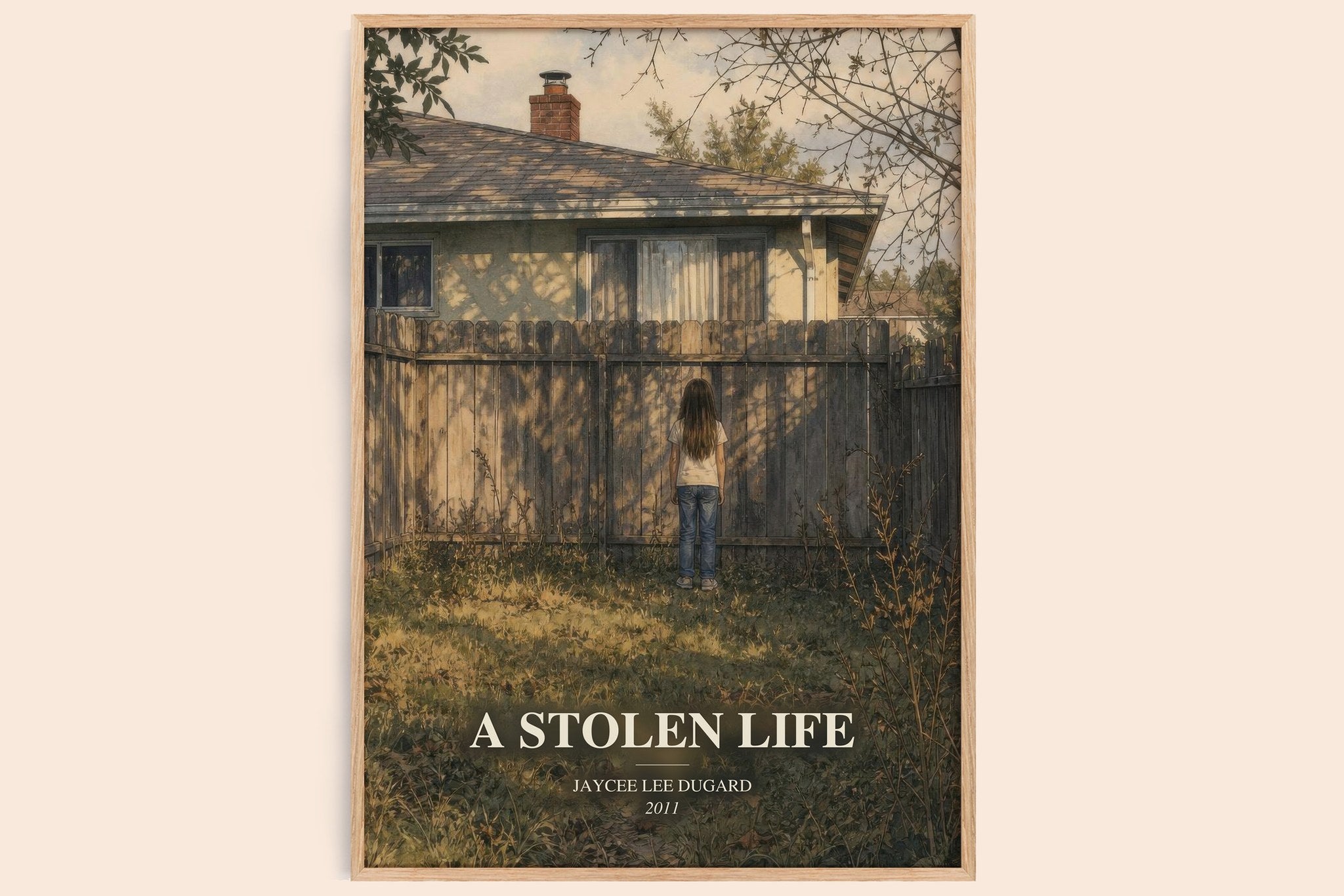 A Stolen Life Book Watercolour Illustration by Jaycee Lee Dugard