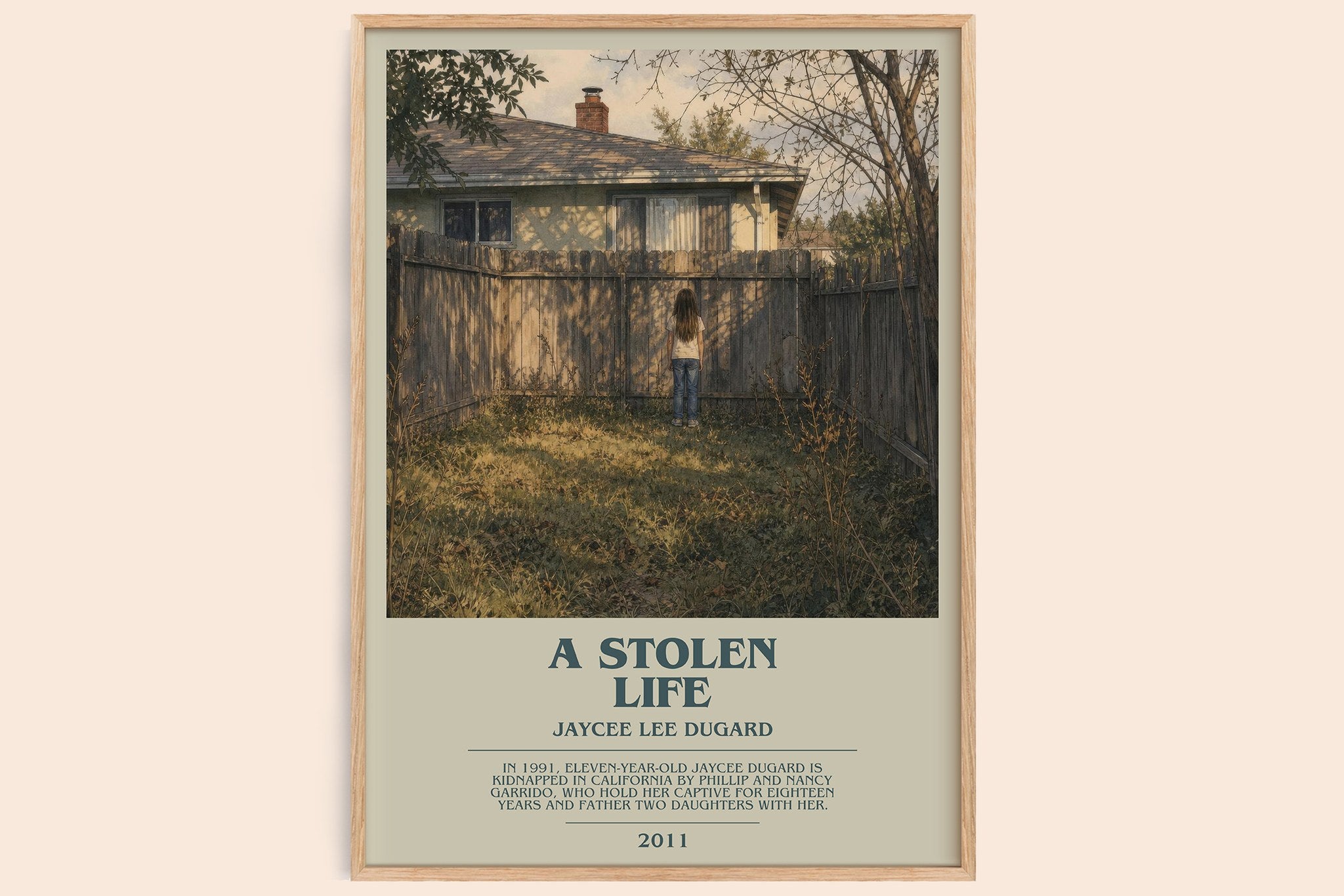 A Stolen Life Bookish Wall Art by Jaycee Lee Dugard