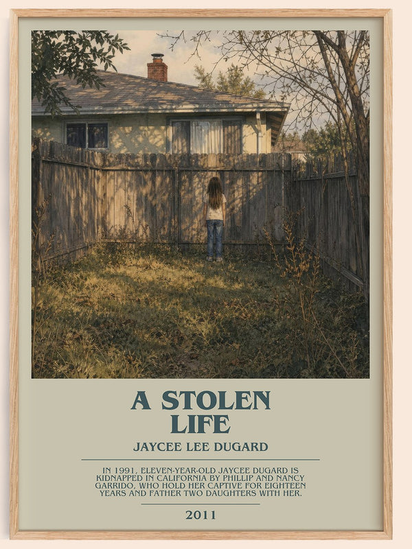 A Stolen Life Bookish Wall Art by Jaycee Lee Dugard – framed poster