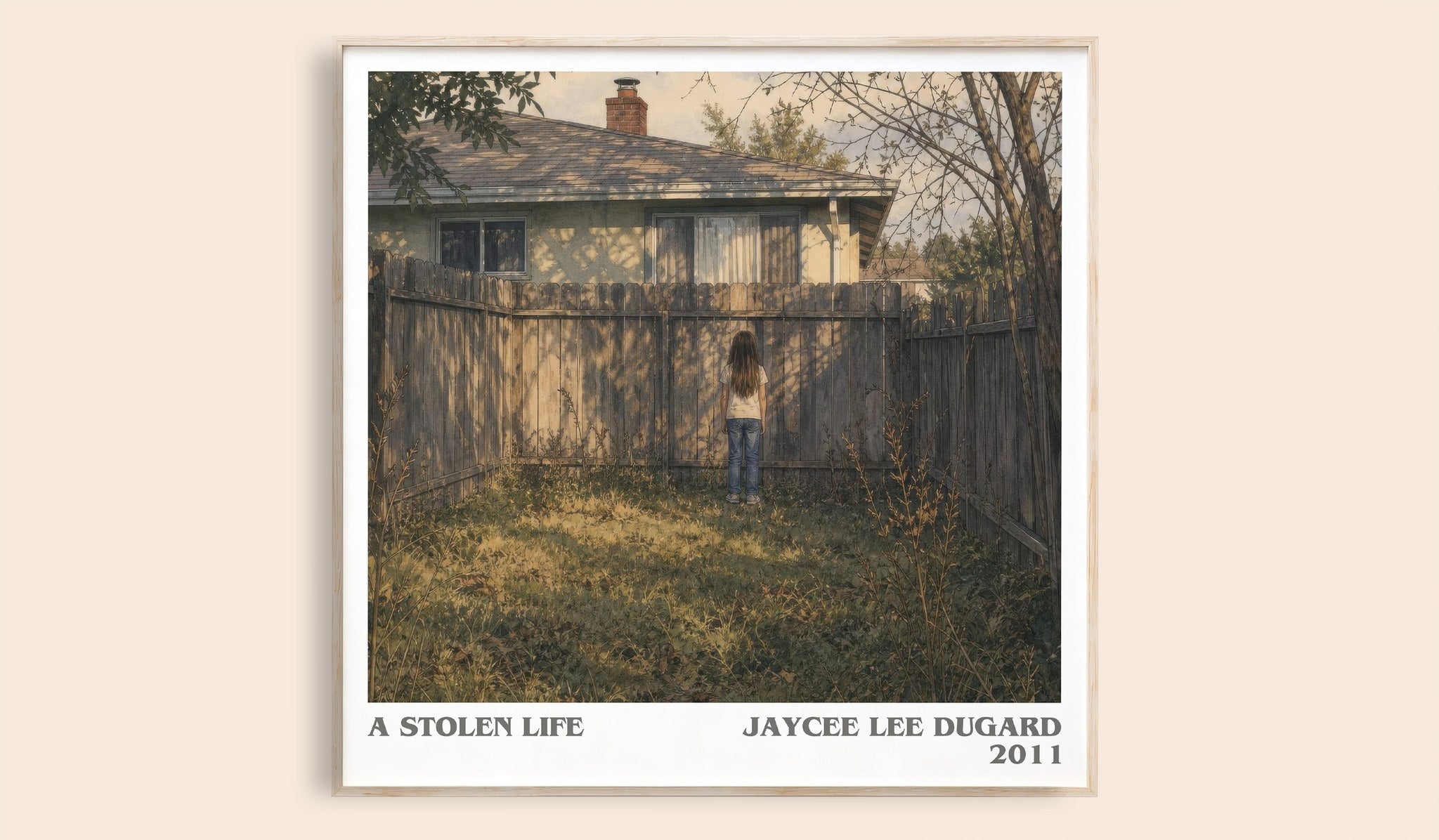 A Stolen Life Literary Art Print by Jaycee Lee Dugard