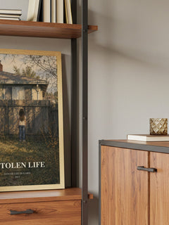 A Stolen Life book watercolour illustration paper finish options – matte satin gloss