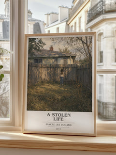 A Stolen Life book cover poster colour and style options – Jaycee Lee Dugard book art