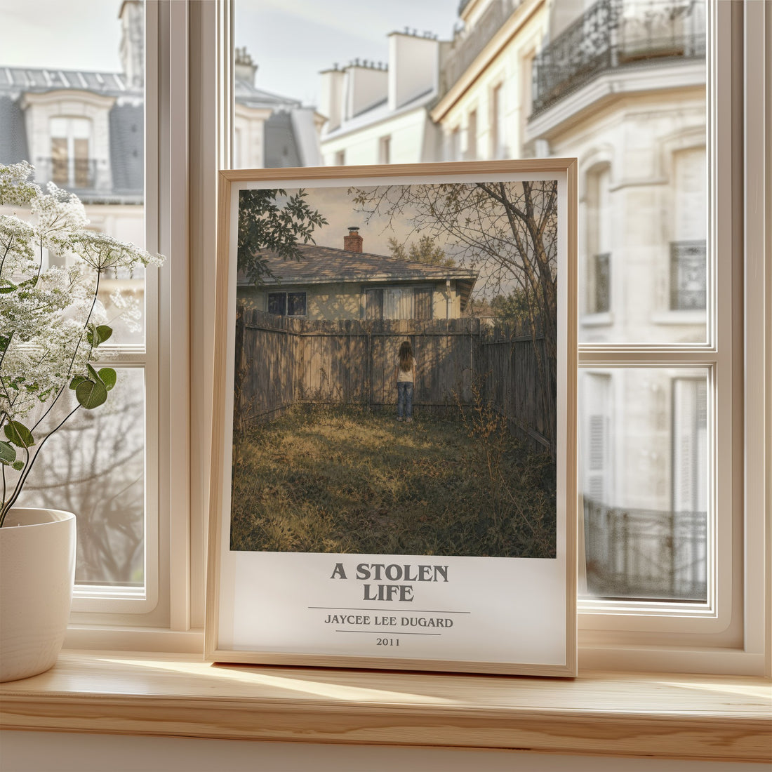 A Stolen Life book cover poster colour and style options – Jaycee Lee Dugard book art