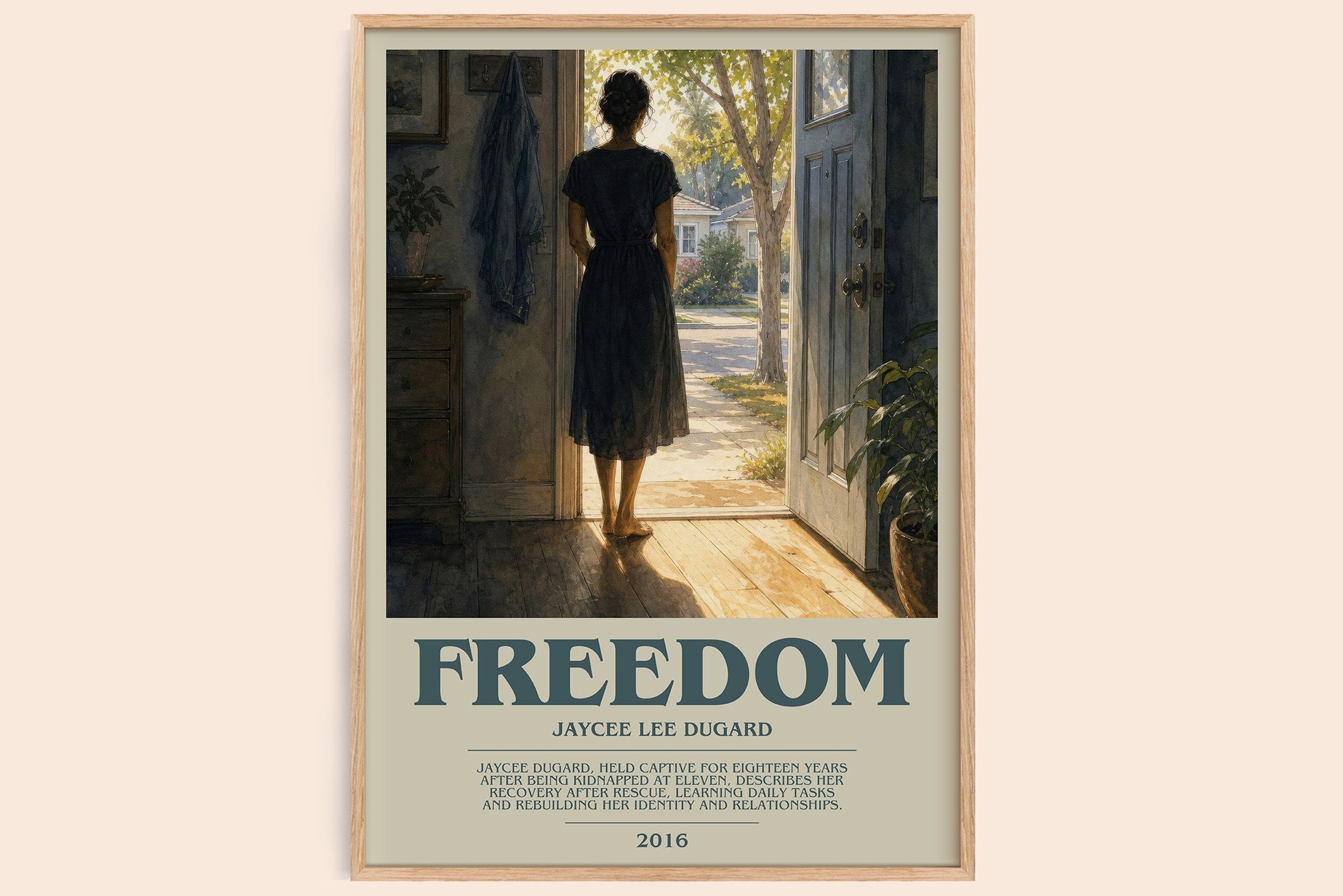 Freedom Bookish Wall Art by Jaycee Lee Dugard