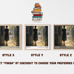 Freedom literary print in frame leaning in hallway – memoir wall art
