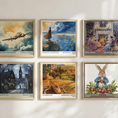 Another Life literary art print colour and style options – Rosemary Carter book art