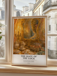 The Rape of the Lock Book Cover Poster by Alexander Pope – image 2