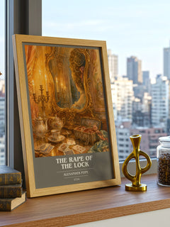 The Rape of the Lock Book Cover Poster by Alexander Pope – image 3