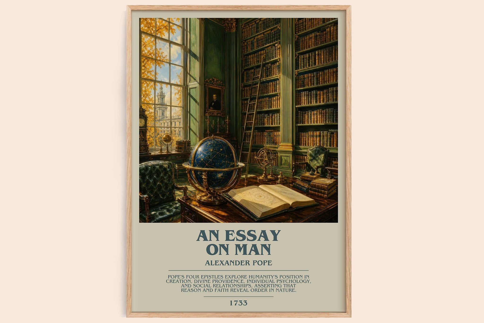 An essay on man Bookish Wall Art by Alexander Pope