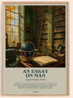 An essay on man Bookish Wall Art by Alexander Pope – image 1