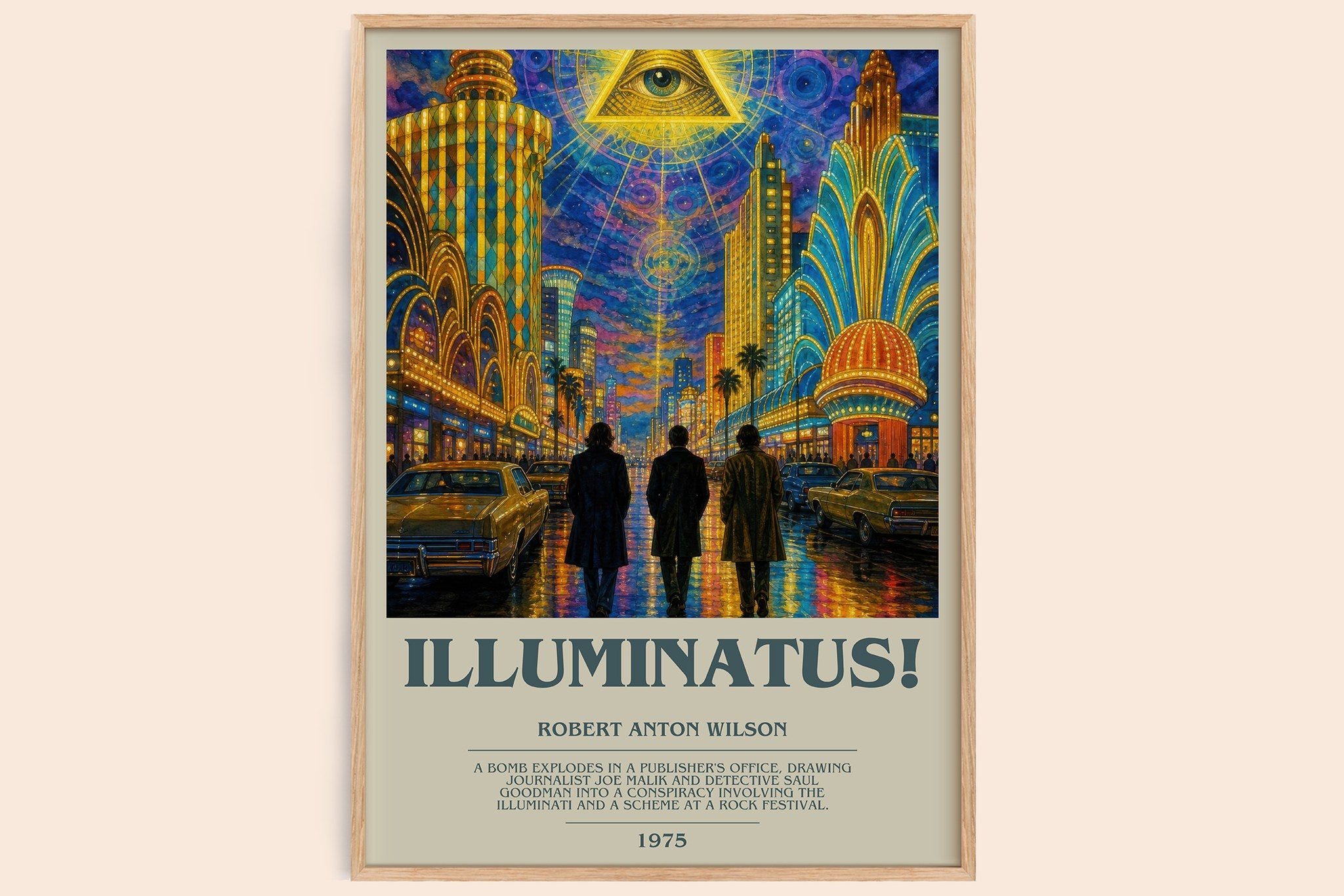 Illuminatus! Bookish Wall Art by Robert Anton Wilson