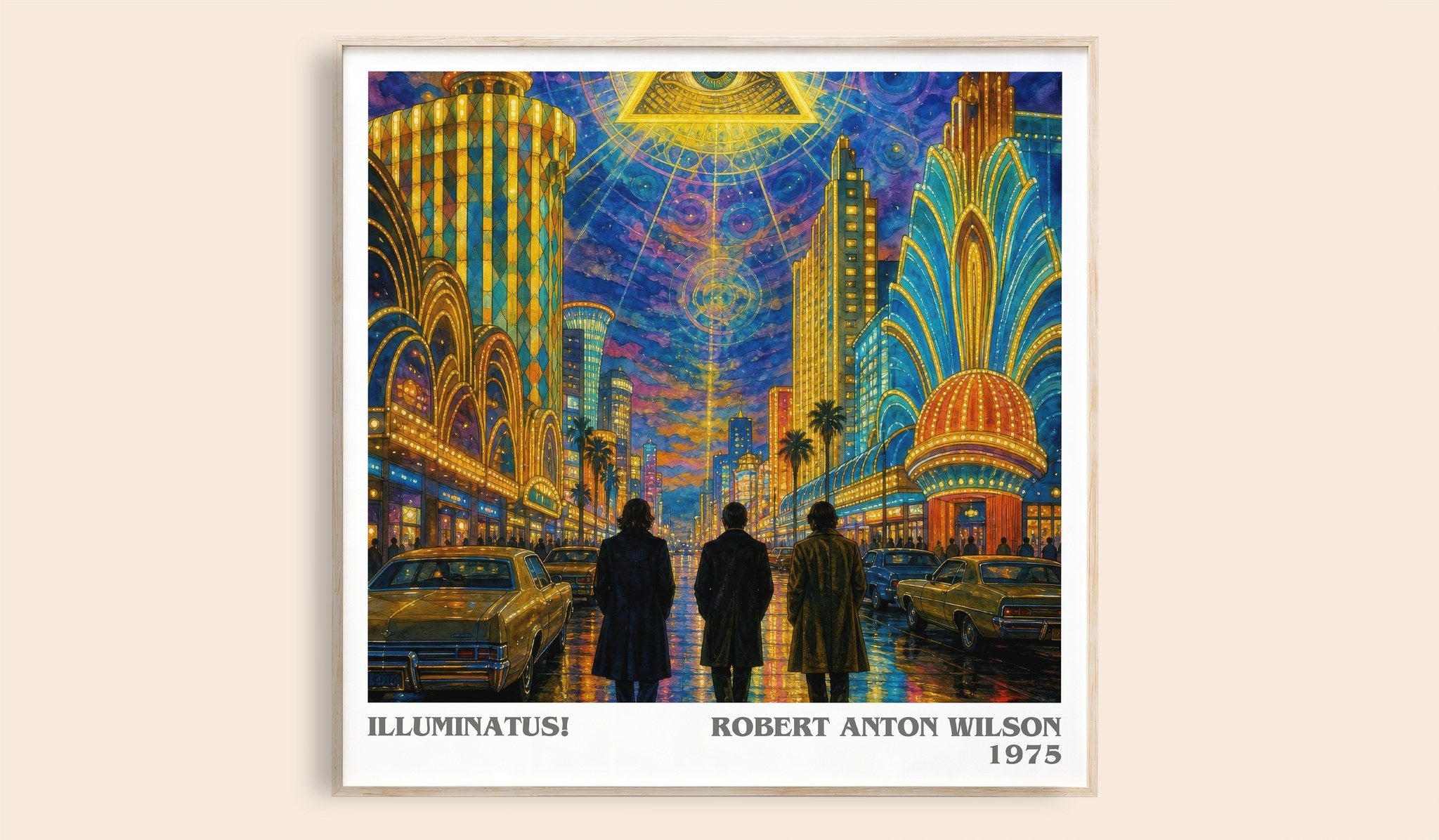 Illuminatus! Literary Art Print by Robert Anton Wilson