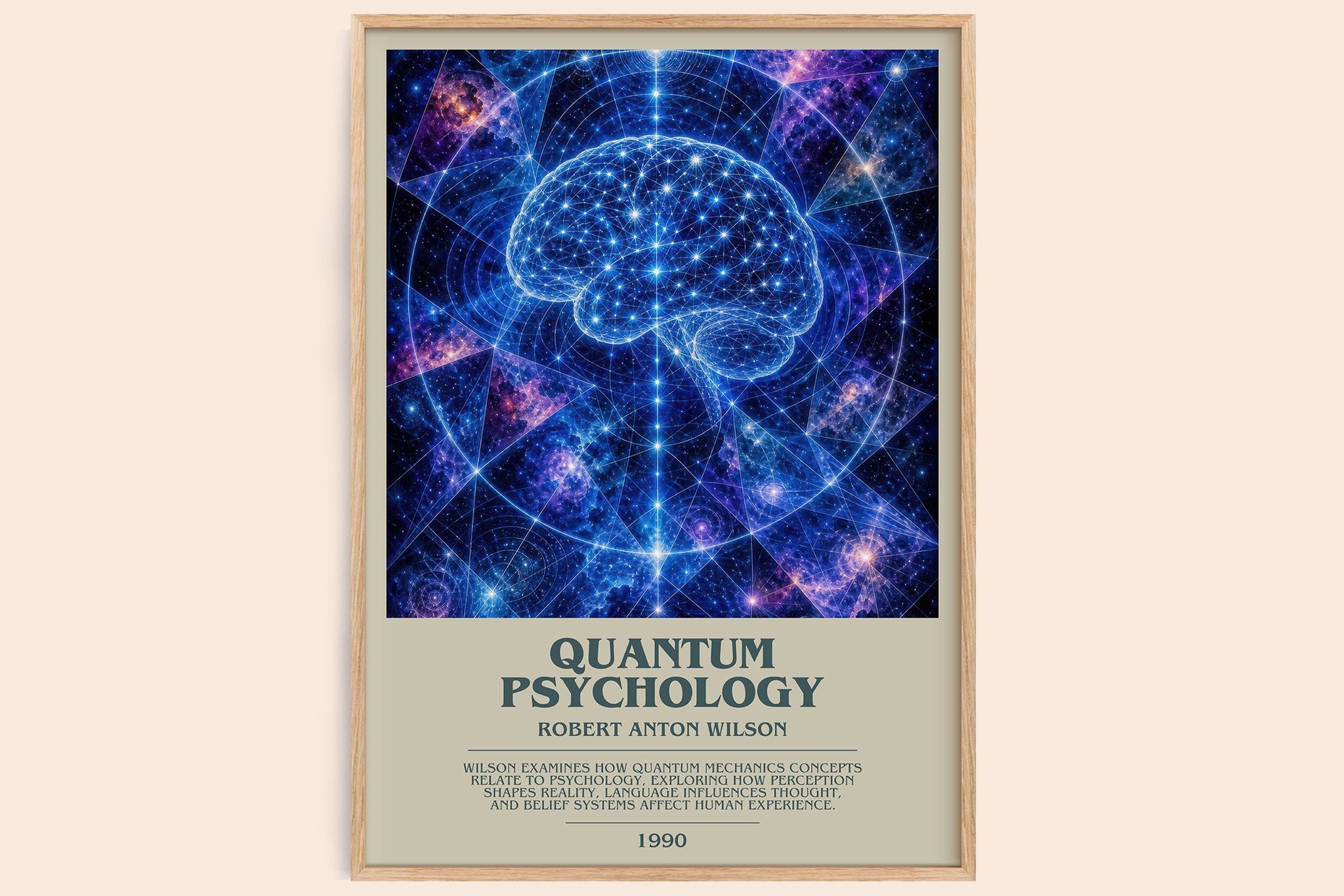 Quantum psychology Bookish Wall Art by Robert Anton Wilson