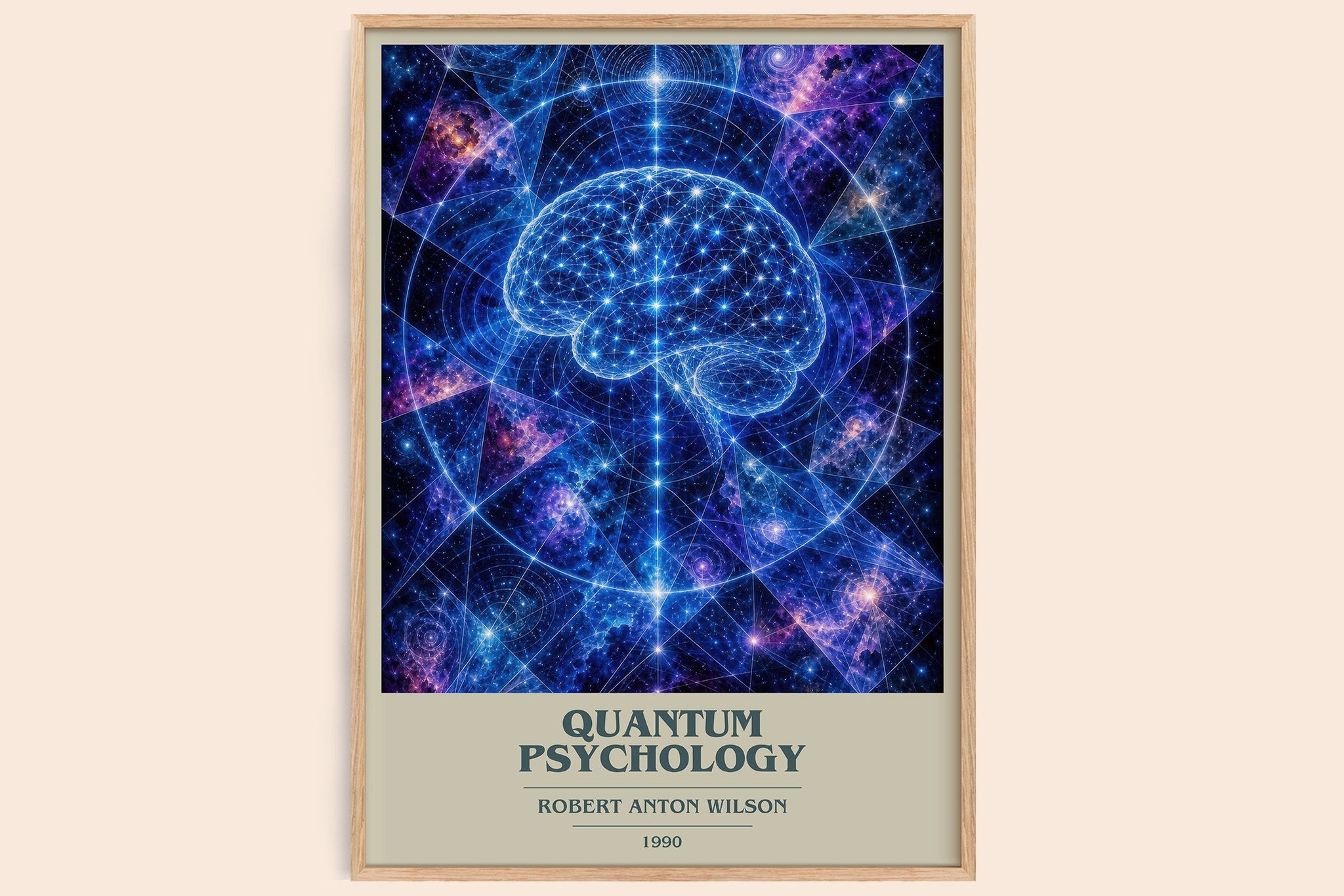 Quantum psychology Book Cover Poster by Robert Anton Wilson