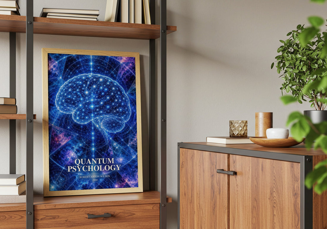 Quantum psychology book watercolour illustration paper finish options – matte satin gloss
