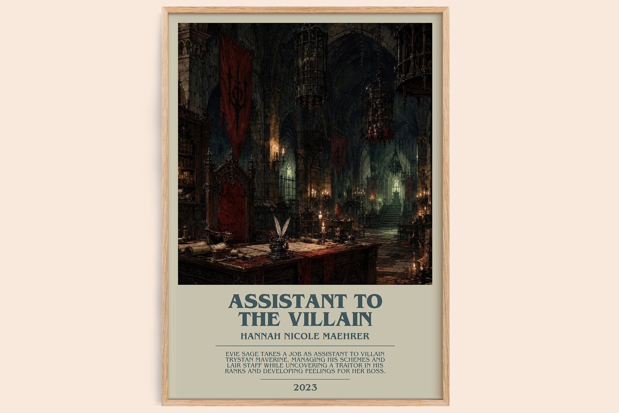 Assistant to the Villain Bookish Wall Art by Hannah Nicole Maehrer