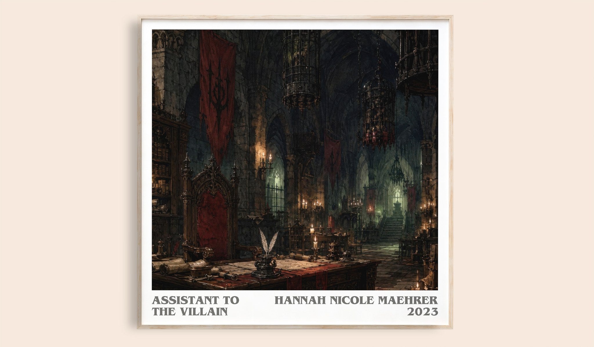 Assistant to the Villain Literary Art Print by Hannah Nicole Maehrer