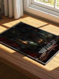 Assistant to the Villain watercolour book poster framed on wall – fantasy wall art