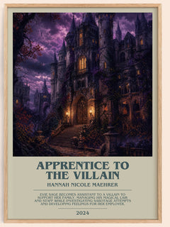 Apprentice to the Villain Bookish Wall Art by Hannah Nicole Maehrer – framed poster