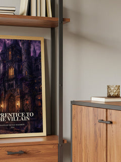 Apprentice to the Villain book watercolour illustration paper finish options – matte satin gloss
