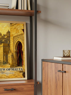 The Jew of Malta book watercolour illustration paper finish options – matte satin gloss