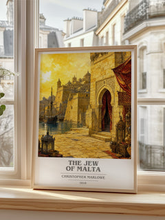 The Jew of Malta book cover poster colour and style options – Christopher Marlowe book art