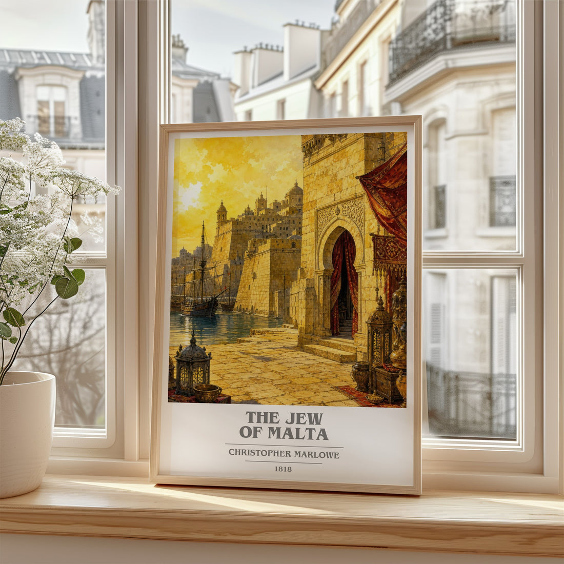 The Jew of Malta book cover poster colour and style options – Christopher Marlowe book art