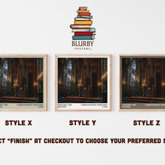 Edward the Second literary print in frame leaning in hallway – classic literature wall art
