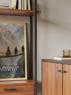 The Bridge of San Luis Rey book watercolour illustration paper finish options – matte satin gloss