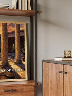 The Ides of March book watercolour illustration paper finish options – matte satin gloss