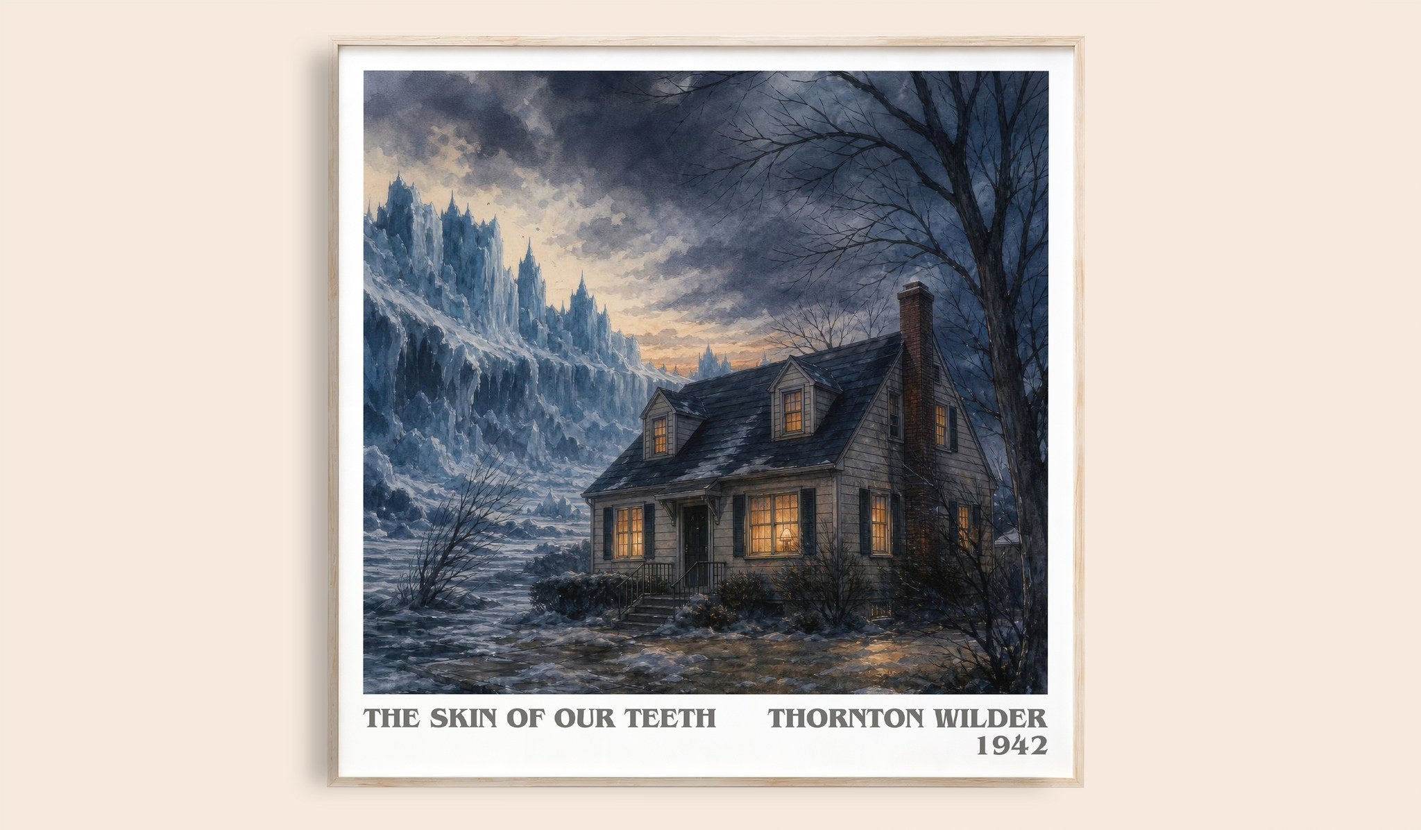 The skin of our teeth Literary Art Print by Thornton Wilder