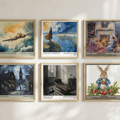 Arrival and Departure literary art print colour and style options – Arthur Koestler book art