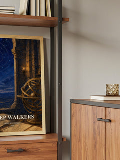 Sleep walkers book watercolour illustration paper finish options – matte satin gloss