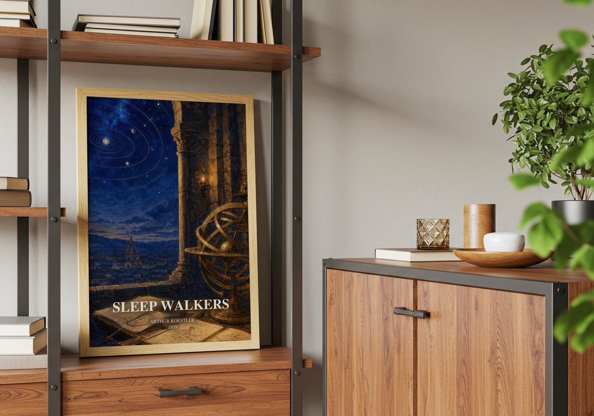 Sleep walkers book watercolour illustration paper finish options – matte satin gloss