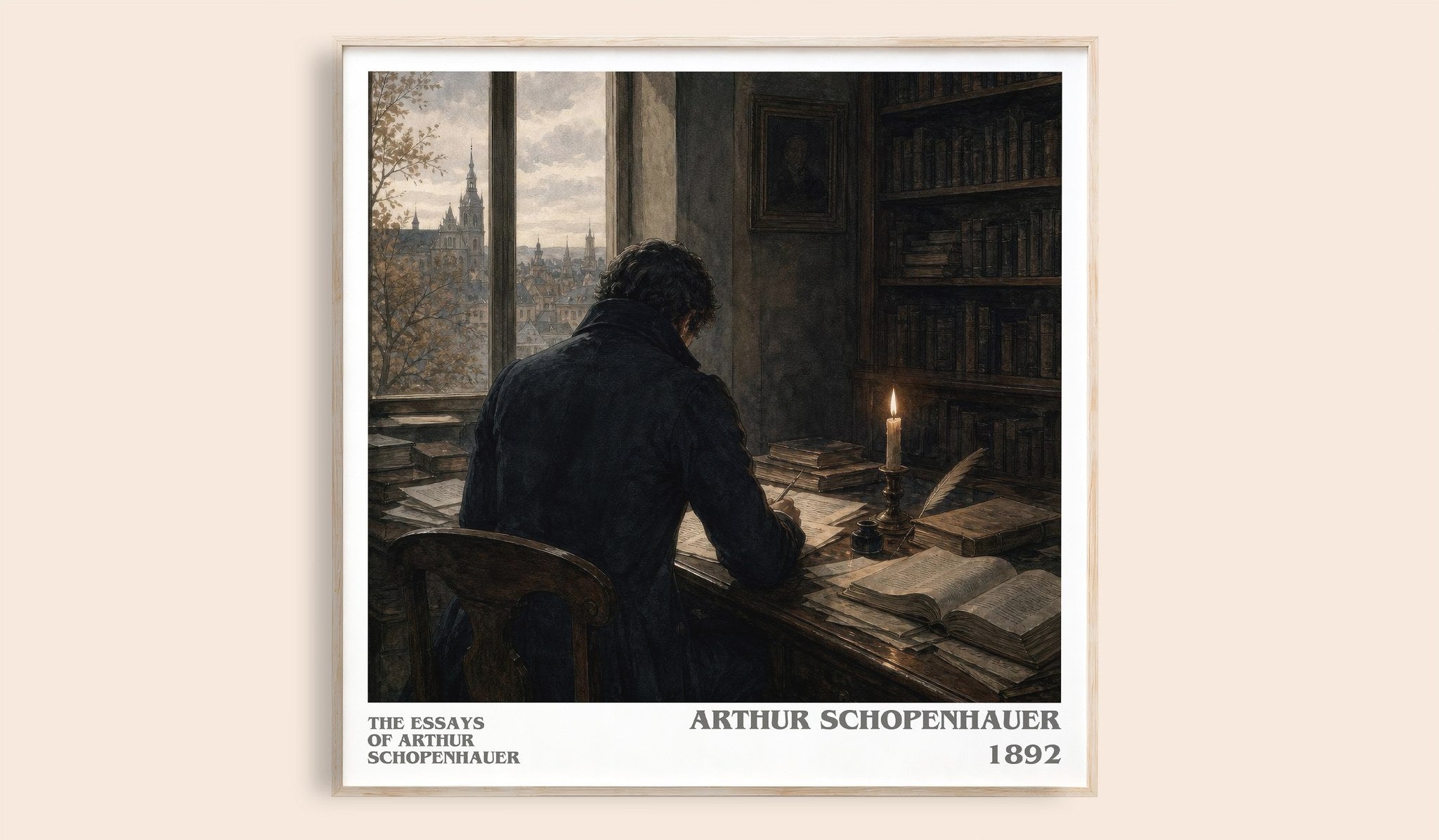Essays Of Arthur Schopenhauer Literary Art Print by A. Schopenhauer