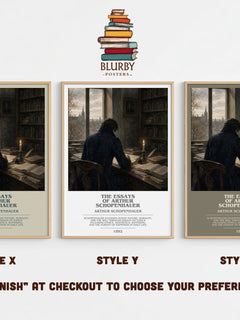 Essays Of Arthur Schopenhauer Bookish Wall Art by Arthur Schopenhauer – image 4