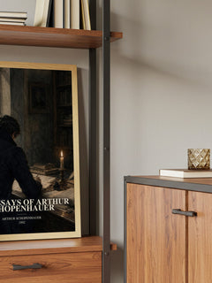 The Essays Of Arthur Schopenhauer book watercolour illustration paper finish options – matte satin gloss