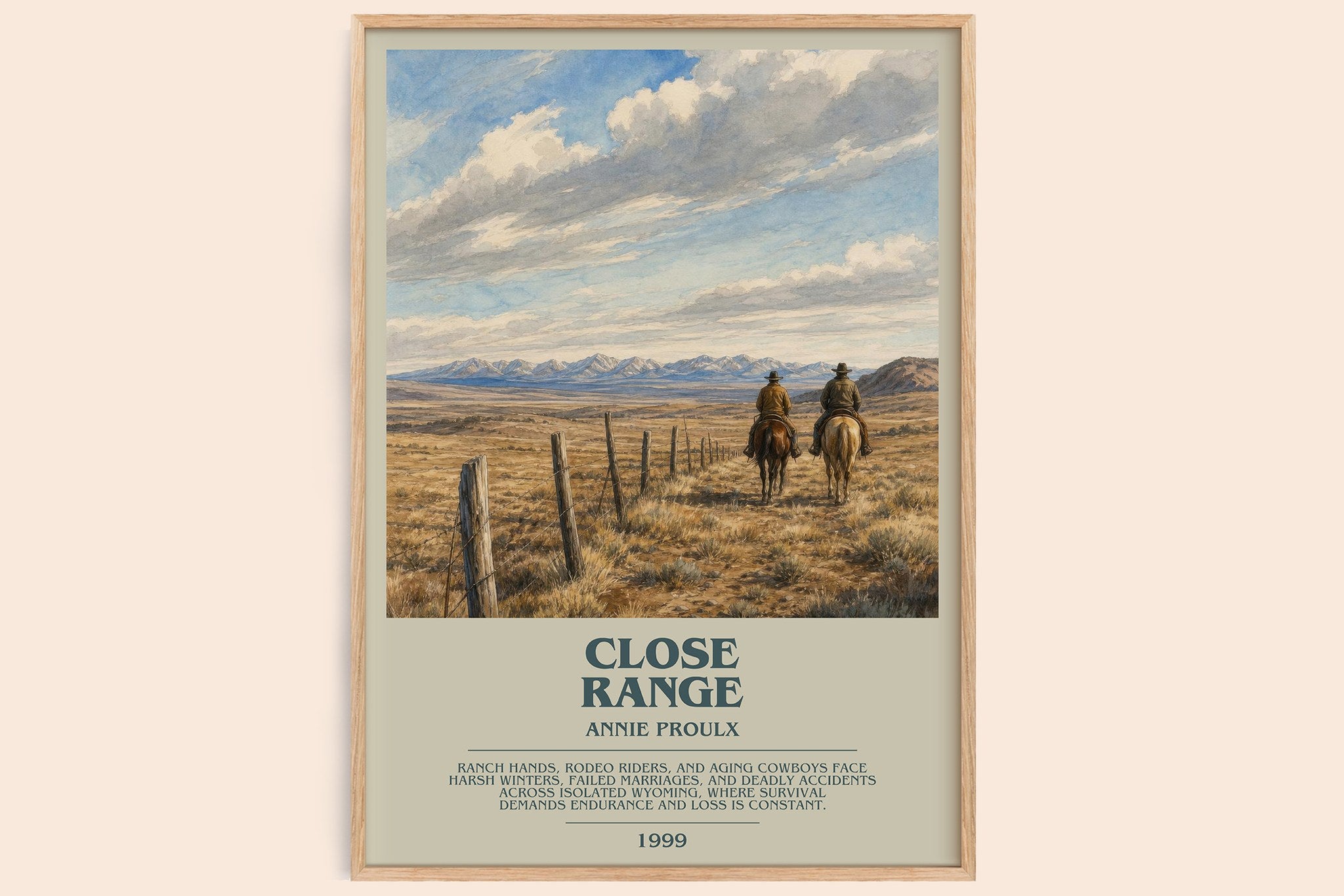 Close Range Bookish Wall Art by Annie Proulx