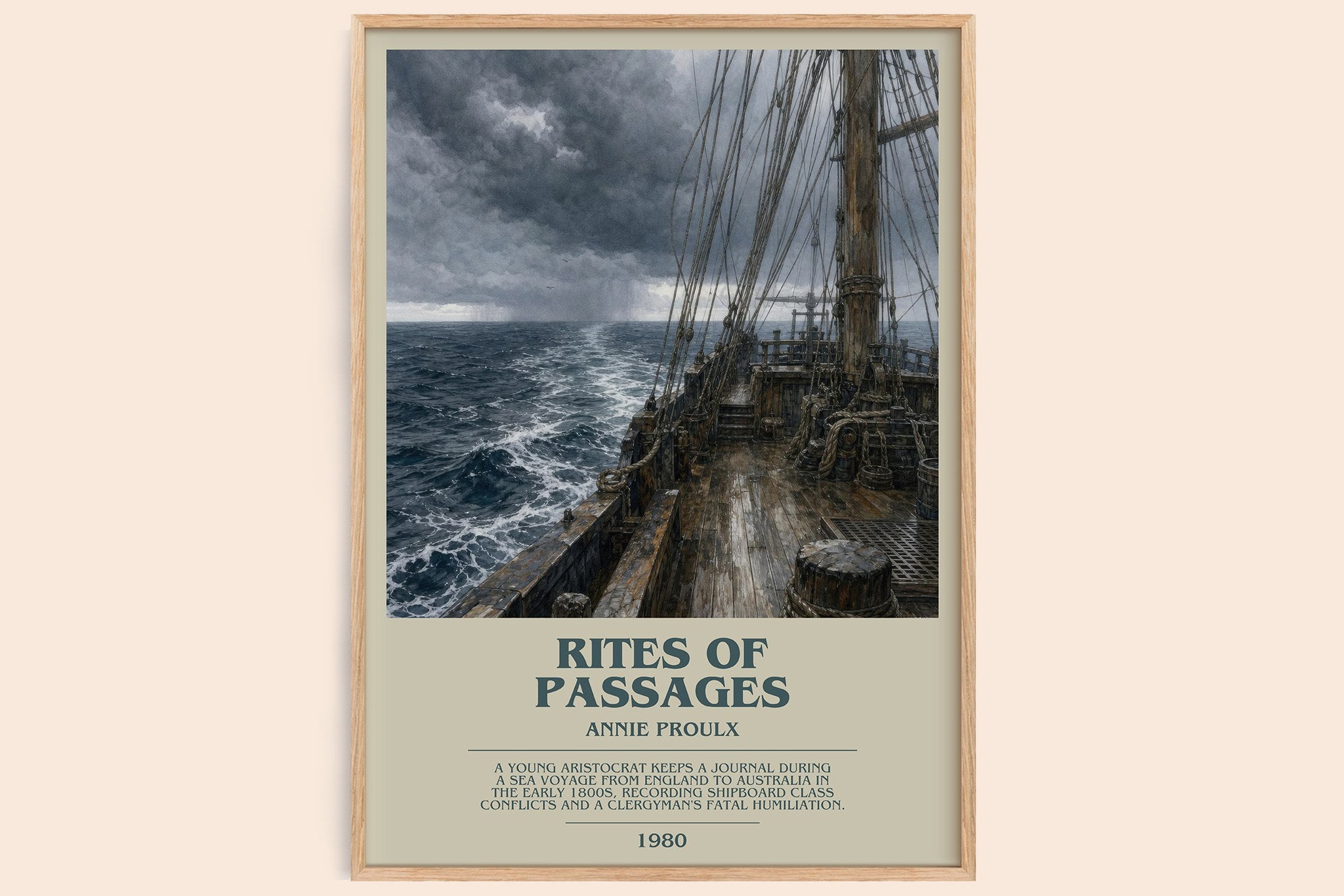 Rites of passages Bookish Wall Art by Annie Proulx