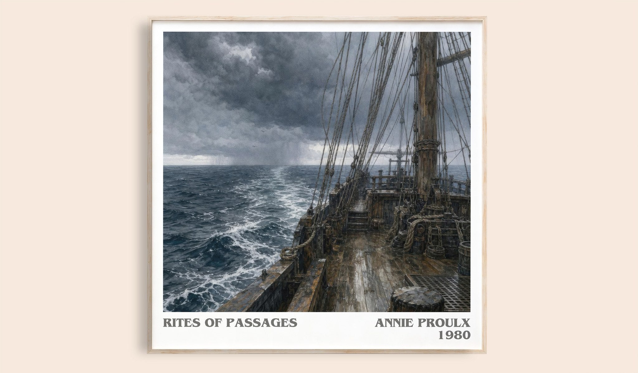 Rites of passages Literary Art Print by Annie Proulx