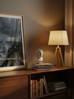 Rites of passages watercolour print on bookshelf – Annie Proulx fan gift