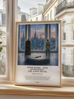 Star Wars - Jedi Apprentice - The Dark Rival bookish poster colour and style options – Jude Watson book art