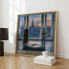 Star Wars - Jedi Apprentice - The Dark Rival literary print framed by window – literary home decor