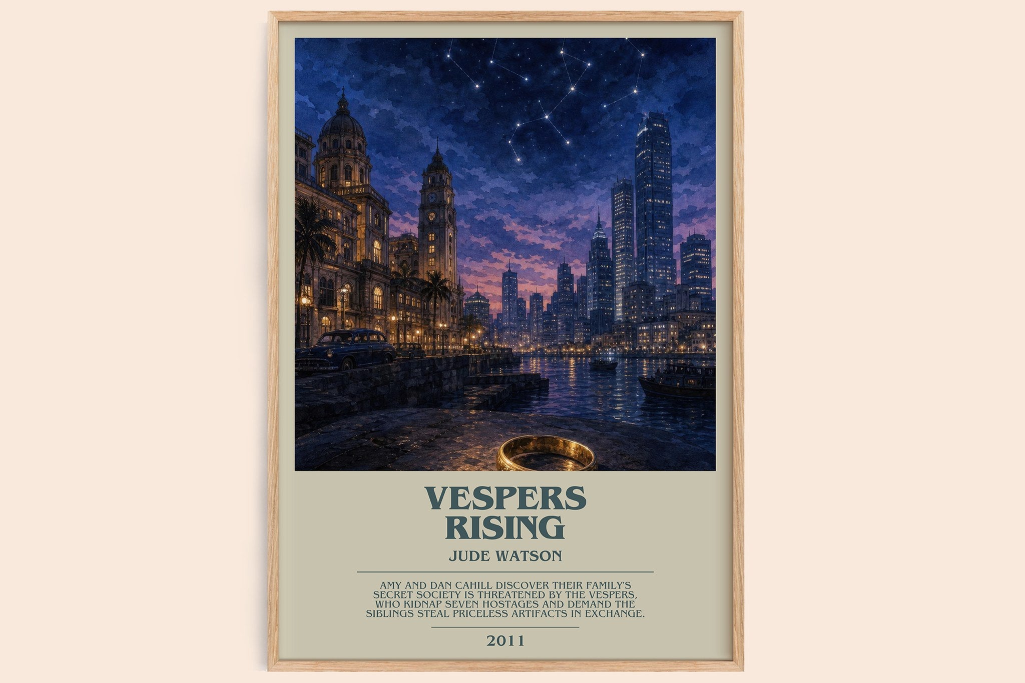Vespers Rising Bookish Wall Art by Jude Watson