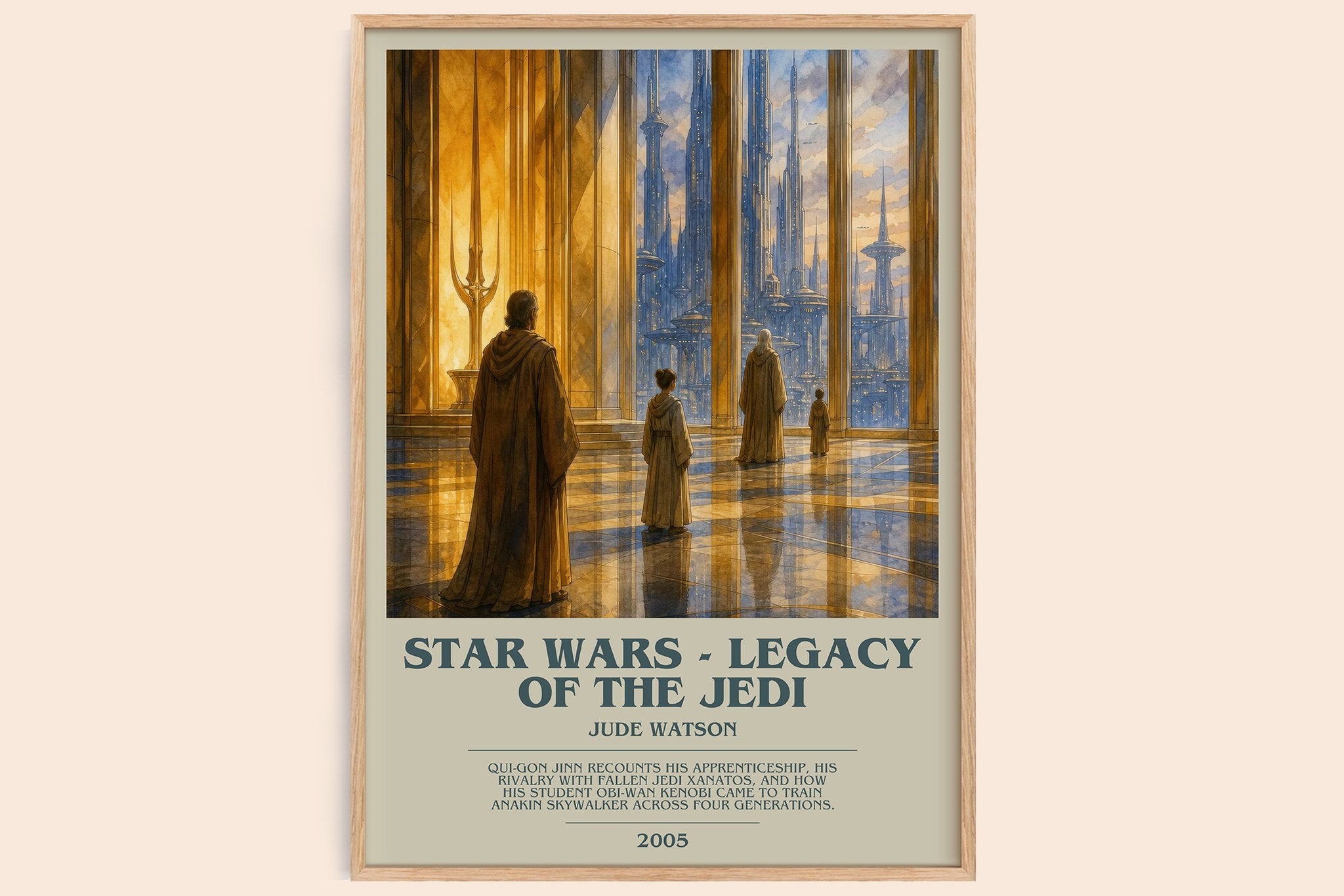Star Wars - Legacy of the Jedi Bookish Wall Art by Jude Watson