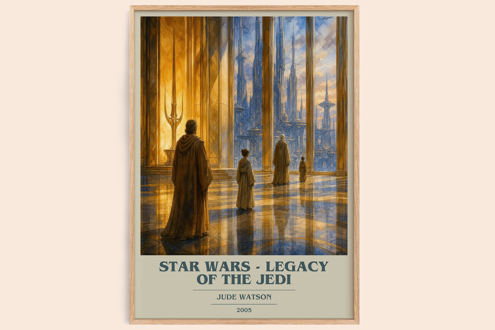Star Wars - Legacy of the Jedi Book Cover Poster by Jude Watson