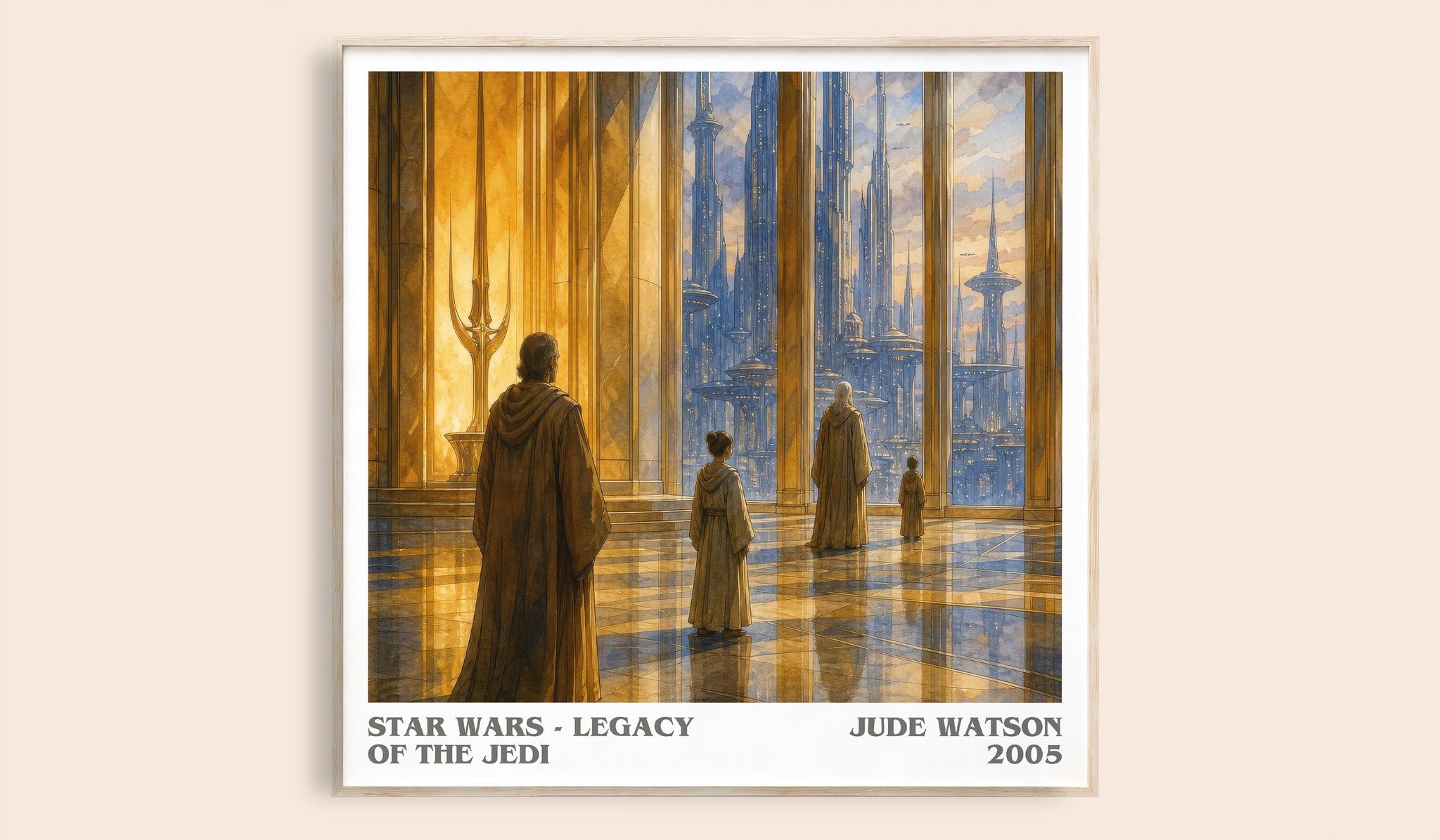 Star Wars - Legacy of the Jedi Literary Art Print by Jude Watson