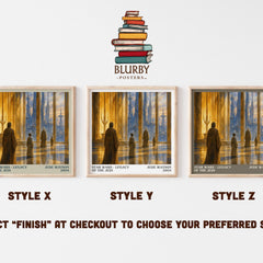 Star Wars - Legacy of the Jedi literary print in frame leaning in hallway – sci fi wall art