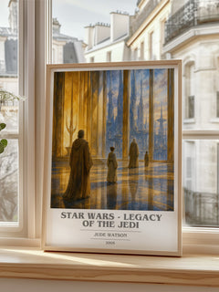 Star Wars - Legacy of the Jedi book cover poster colour and style options – Jude Watson book art