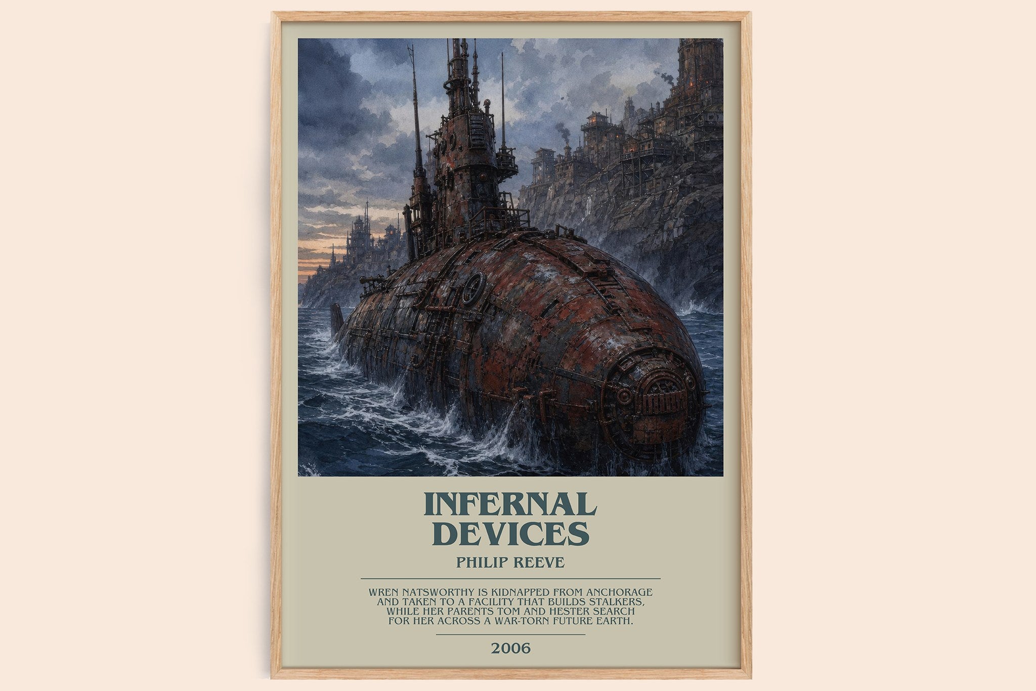 Infernal devices Bookish Wall Art by Philip Reeve